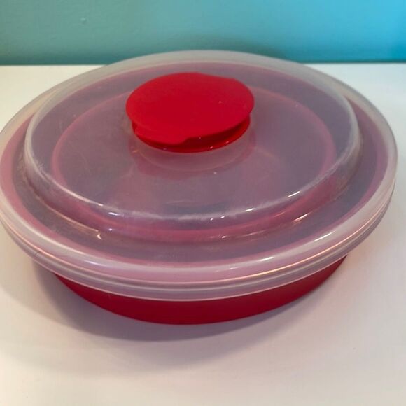 Pampered Chef Silicone Microwave Popcorn Maker Collapsible Personal/Small Size - Picture 11 of 11
